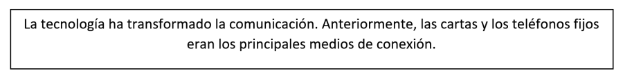 Ejemplo A (Parafraseado párrafo)