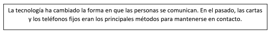 Ejemplo A (Parrafo original)