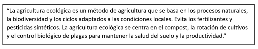 Parafraseo resumido texto original